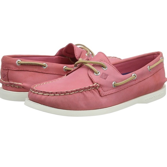 Sperry Shoes - Pink Sperry Topsiders size 8 EUC